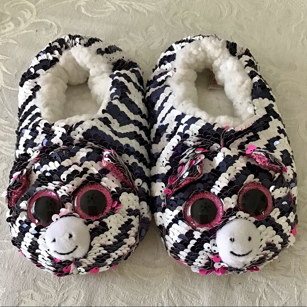 Ty Sequin Slippers/socks